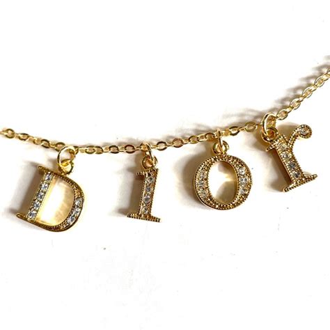 dior necklace prices|christian Dior necklace for sale.